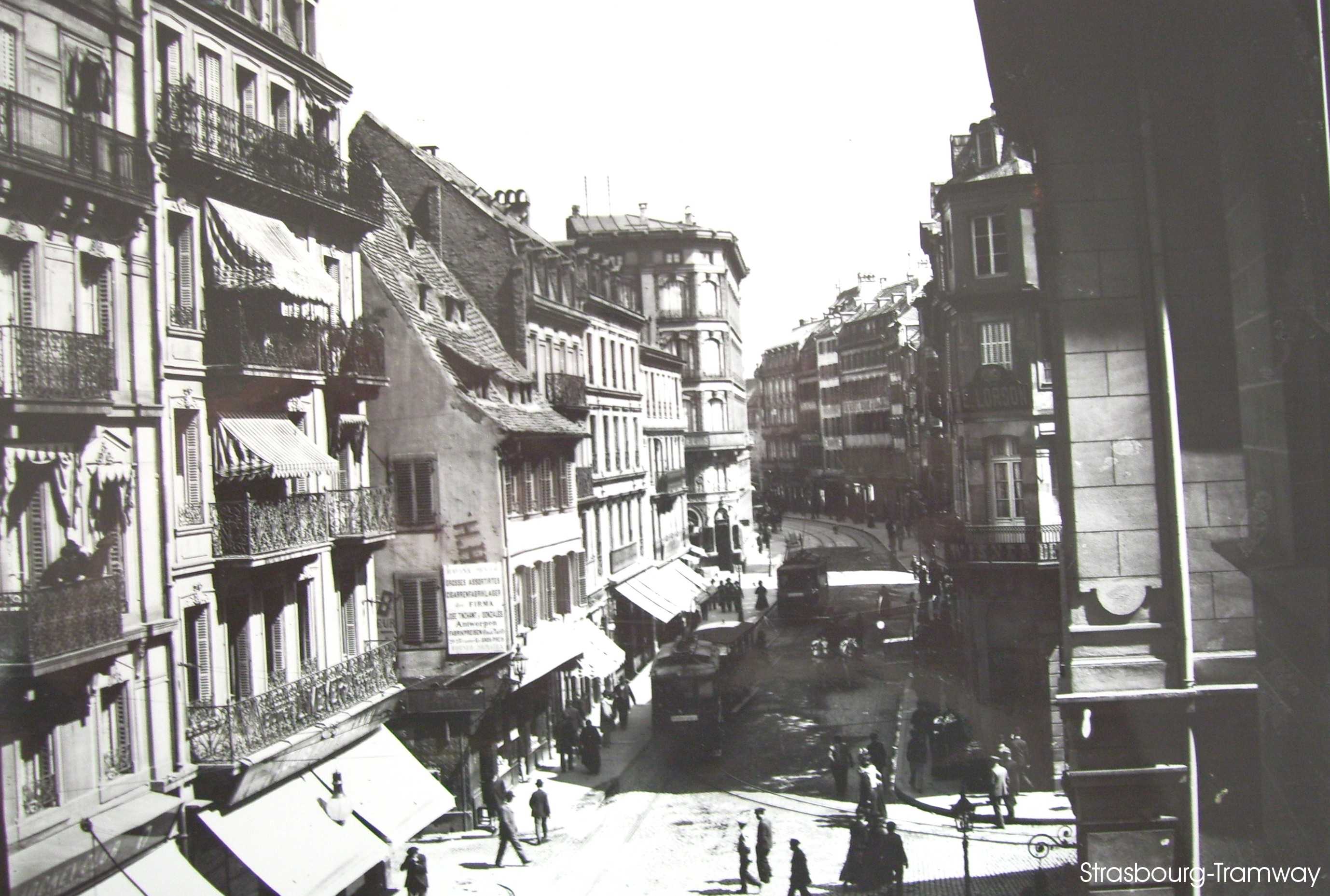Tramways Rue de la M�sange.